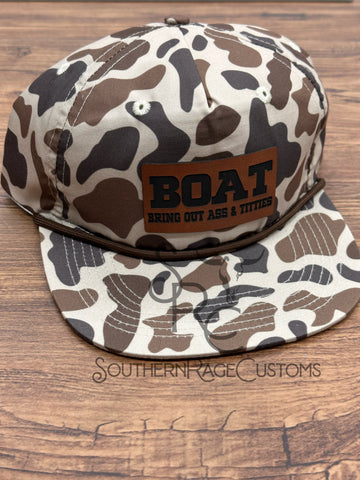 BOAT rope front old camo