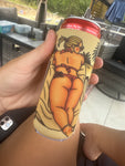 Zzz Old school tat skinny coozie