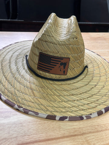 Booty flag straw hat