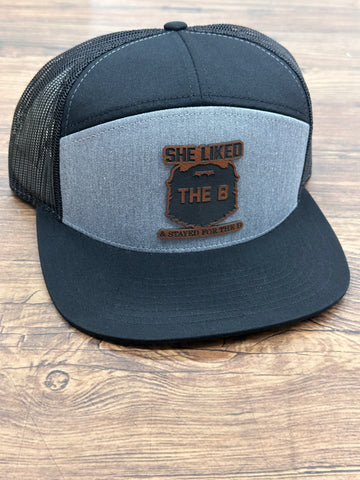She likes the B and stayed for the D black/grey 7 panel