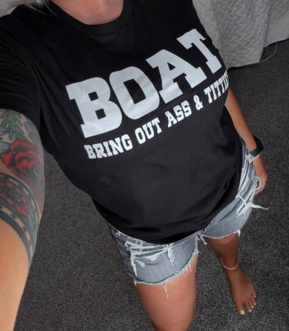 BOAT Black Tee