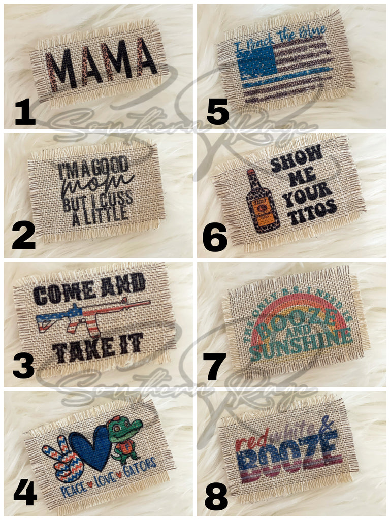 Frayed Blank Patches – Southernragecustoms