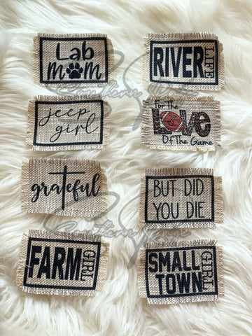 Frayed Patches w/image
