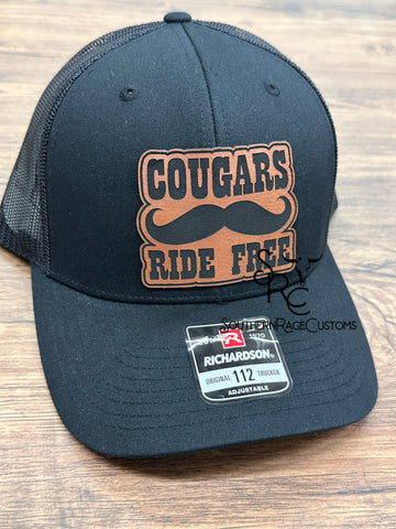 cougars ride free black on black