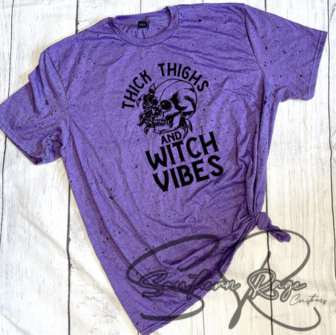 Thick thighs and witch vibes (purple)