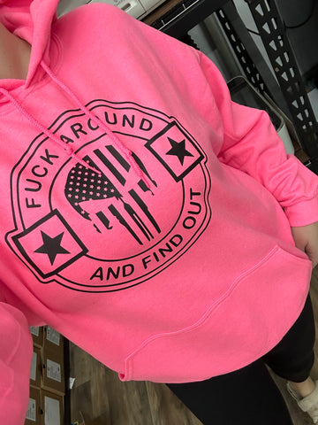 FAFO hit pink hoodie