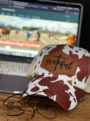 Grateful Cross Ponytail Hat