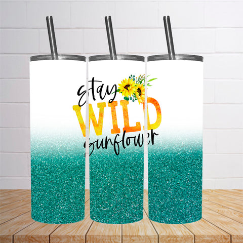 stay wild teal bottom