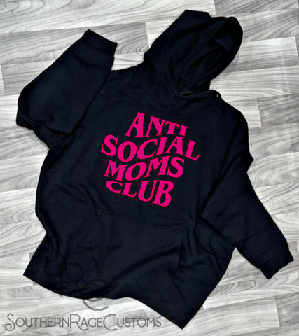 Anti Social Moms Club HOT PINK