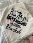 Grey Watching Blanket